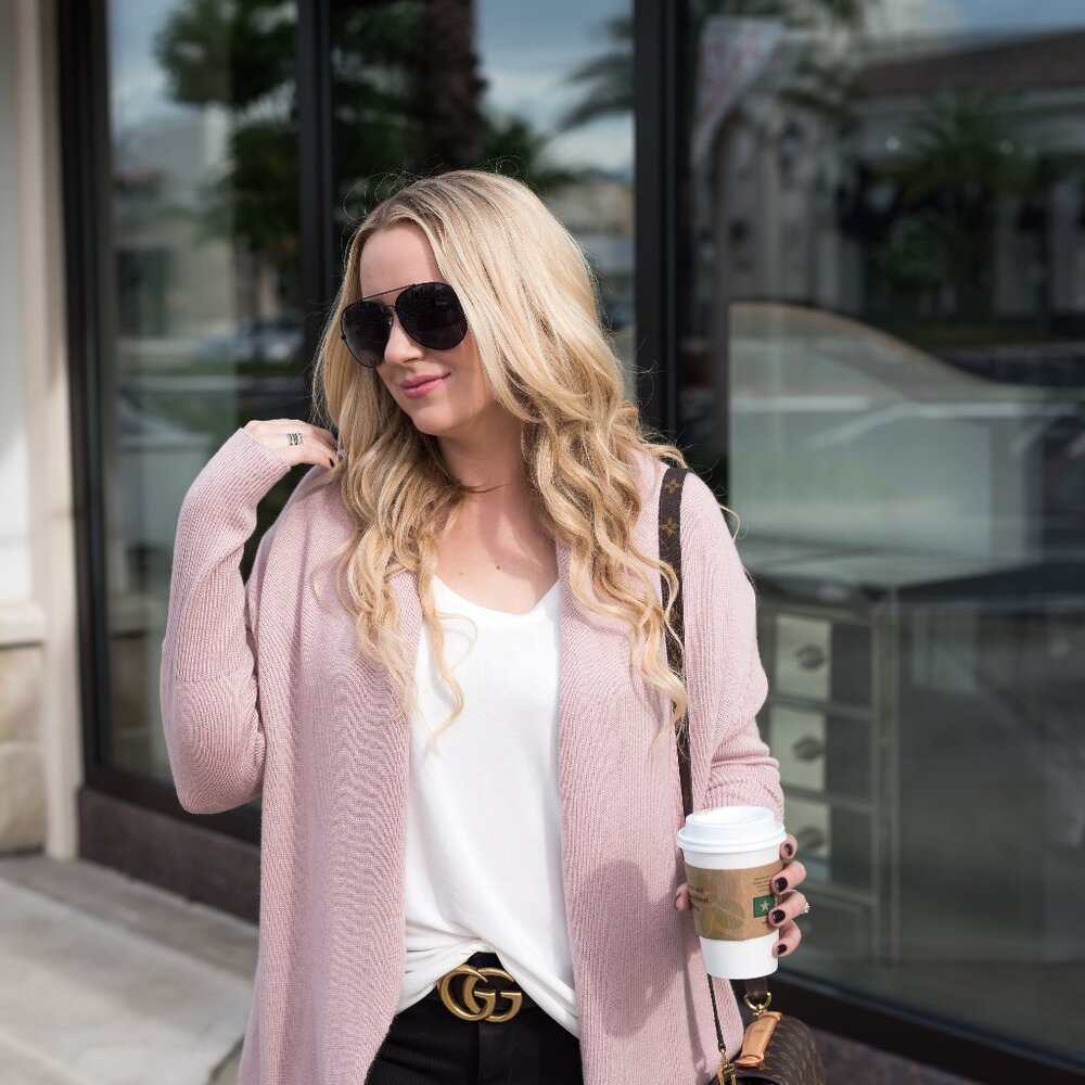 Leith Easy Circle Cardigan - L